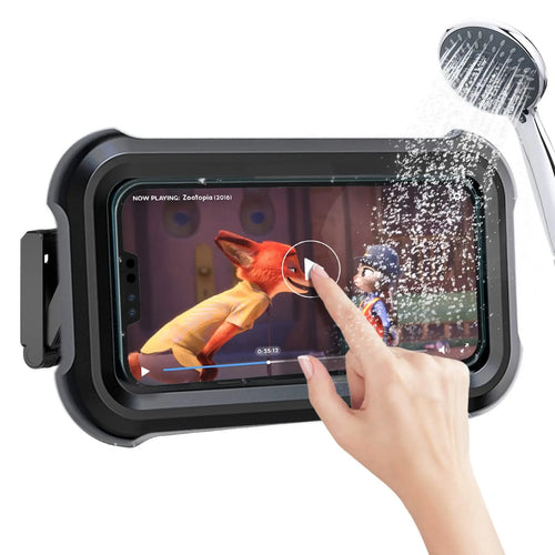 waterproof shower phone holder